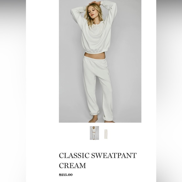 Eterne Classic Sweatpants. Creamy color in Perfect like new condition & fast 📦 - Picture 9 of 10